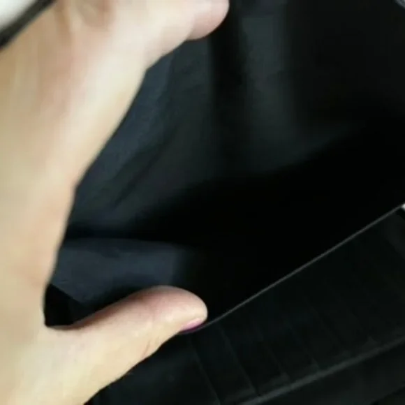 Hermes Clutch Bag Ale Line  Zip Around Gray Canvas - Picture 15 of 16